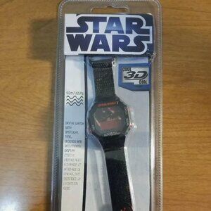 2012 Star Wars Darth Vader Cool 3D Holographic digital Watch By ClicTime rare